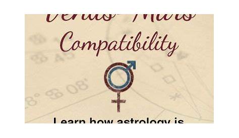venus mars compatibility chart