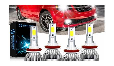For Dodge Grand Caravan 2011-2017 - 4PC 6000K LED Headlights Bulbs High Low Beam | eBay