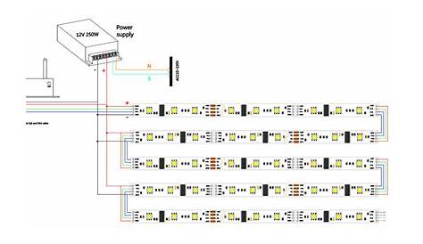 led tv backlight strip circuit diagram