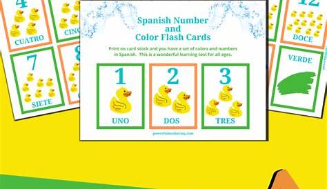 spanish to english flashcards printable free