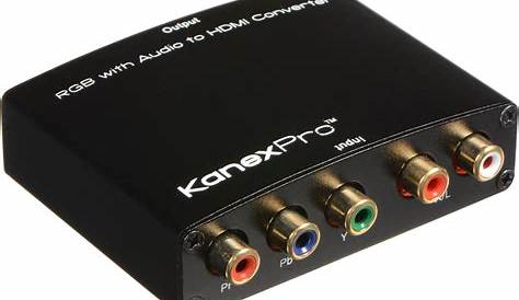 KanexPro Component to HDMI Audio/Video Converter RGBRLHD B&H