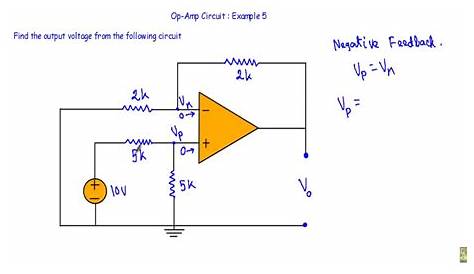 OP-AMP Circuit : Example 5 - YouTube