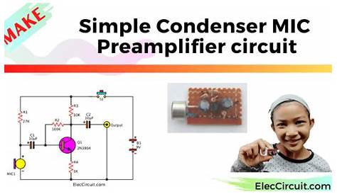condenser mic circuit diagrams