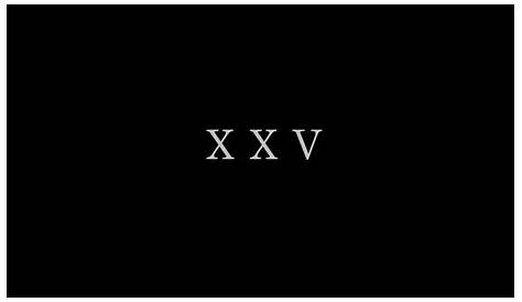 XXV - YouTube