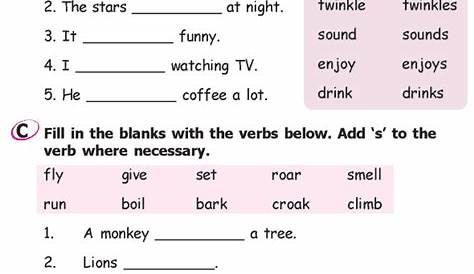 Grade 2 Grammar Lesson 12 More about verbs (3) Grammar For Kids