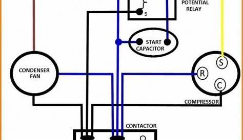 A C Compressor Capacitor Wiring Diagram