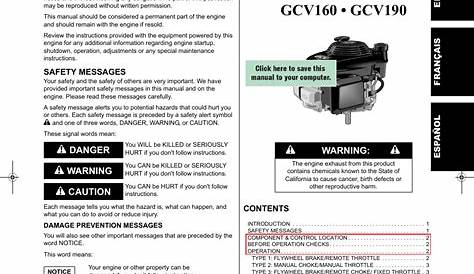 Honda Gcv160 Parts Manual