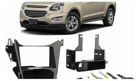 Chevy Equinox 2013-2017 Single or Double DIN Stereo Radio Install Dash