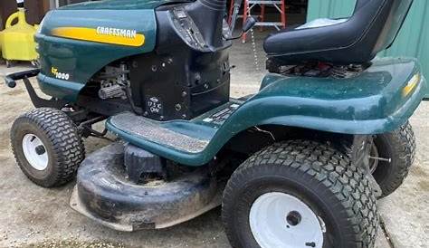 Craftsman LT 1000 Riding Mower | Live and Online Auctions on HiBid.com