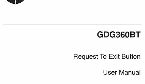 GENIE GDG360BT USER MANUAL Pdf Download | ManualsLib