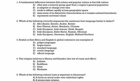 ap human geography practice test questions