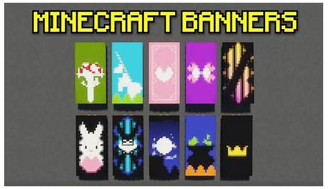 10 Minecraft Banner Designs & How To Make Them! - YouTube