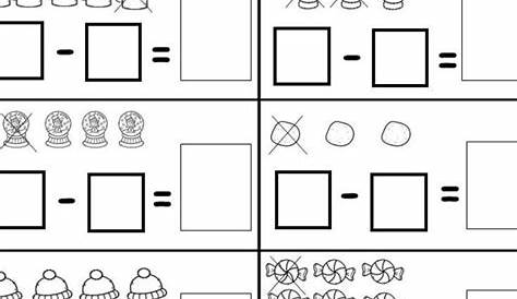 subtraction worksheets for kindergarten 0-5