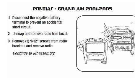 PONTIAC Car Radio Stereo Audio Wiring Diagram Autoradio connector wire