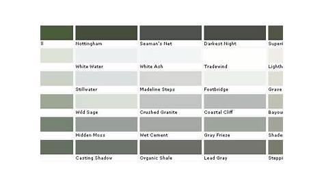gray lowes paint color chart