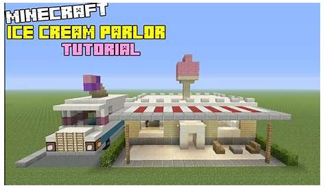 Minecraft Tutorial: How To Make An Ice Cream Parlor - YouTube
