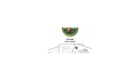 📛 Nature Merit Badge (WORKSHEET & REQUIREMENTS)