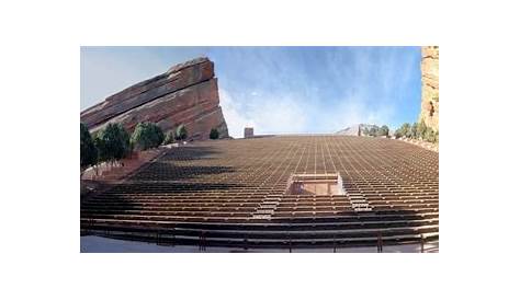 red rocks.seating chart