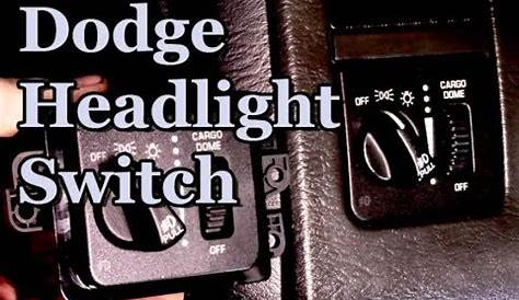 Headlight Switch, Dodge Ram 2004 - YouTube