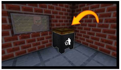 Minecraft 1.10: How to make a Simple Working Trash Can - YouTube