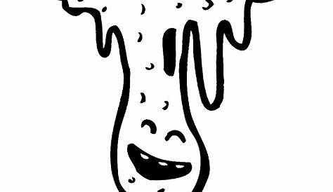 slime coloring pages printable