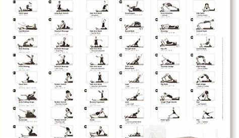 wall pilates challenge chart