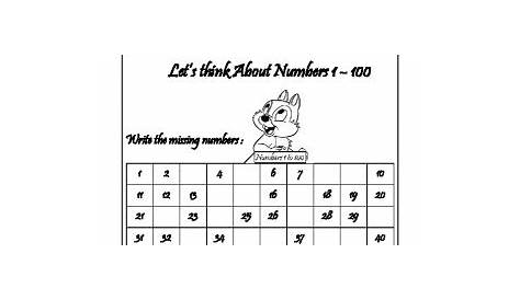 A2Zworksheets:Worksheet of Counting - Missing Numbers-01-Counting