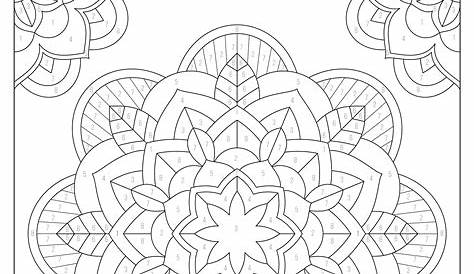 Color by Numbers Printable Coloring Book for Adults & Teens , Etsy