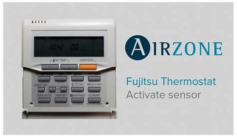 fujitsu heat pump remote manual