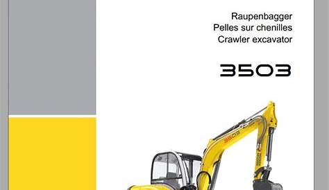 Wacker Neuson Crawler Excavator 3503 Spare Parts List_1000189534