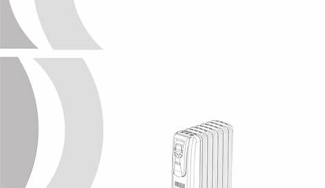 DeLonghi Electric Heater EW7507EBL User Guide | ManualsOnline.com