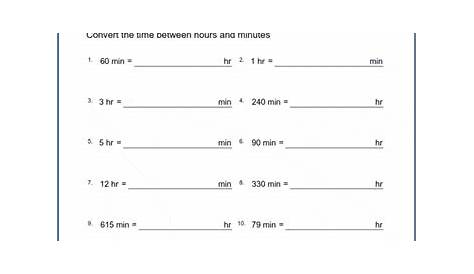 Grade 3 Time Worksheet: Converting units of time | K5 Learning