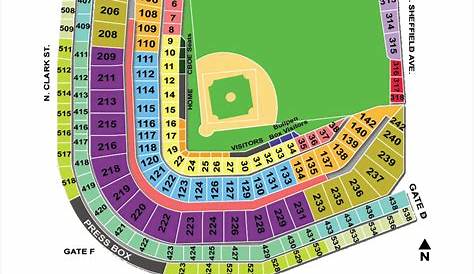 wrigley field seating chart concert