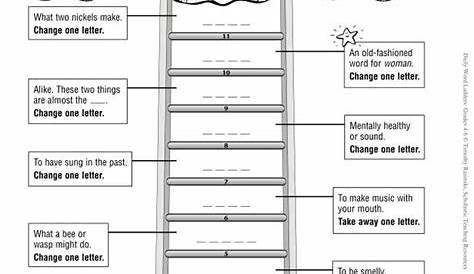 word ladders 3rd grade
