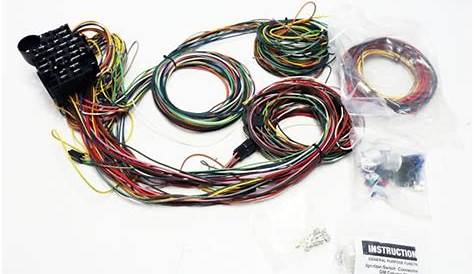 22-Circuit Universal Automotive Aftermarket Wiring Harness Kit