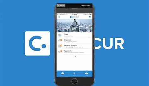 concur app for android features