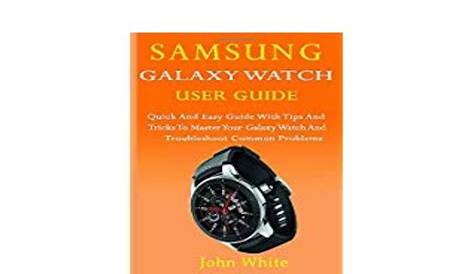 galaxy watch 4 user manual pdf