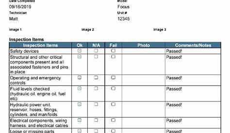 Harness Inspection Template : Hvac inspection report template and house