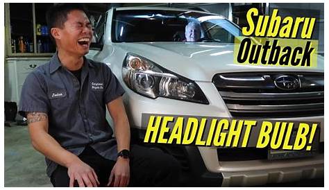 2014 Outback Headlight Replacement