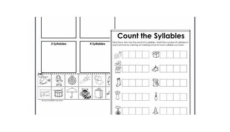 Syllable Segmenting Activities by SMARTER Intervention | TpT