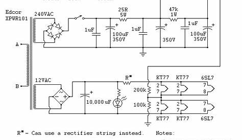 6sl7 phono preamp schematic