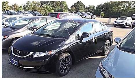 2013 Honda Civic EX Sedan Black - YouTube