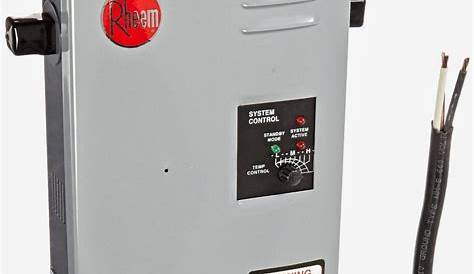 Water Heaters: Buy Rheem RTE 13 Electric Tankless Water Heater Review Price