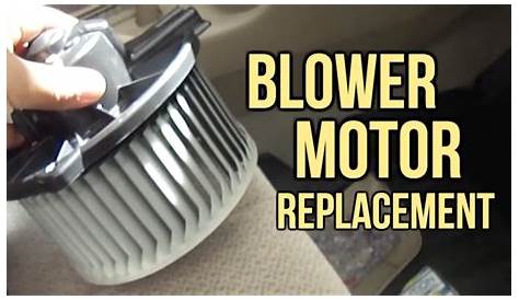 Toyota Corolla 2002 A/C Blower Motor Replacement - YouTube