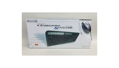 New Micro Innovations KB985W Wireless Keyboard and 3 Button Optical