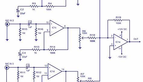 variable gain mic preamp circuit