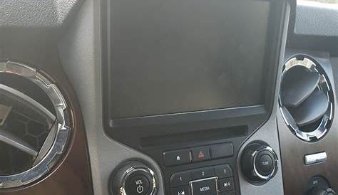 2013 ford truck f150 sync screen partly black