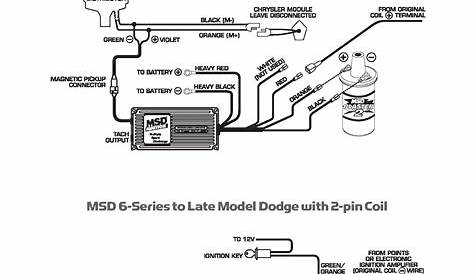 Wiring Diagram For Msd 2 Step