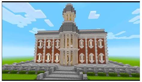 minecraft town hall builds
