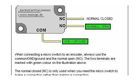 micro switch wiring diagram